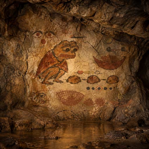 Pepe encloses a chosen stone so its replacement can be noticed.