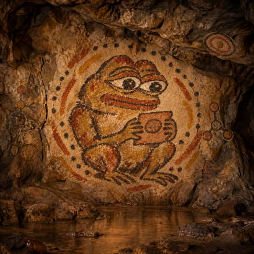 Pepe ties a knot around the pebble he has already checked.