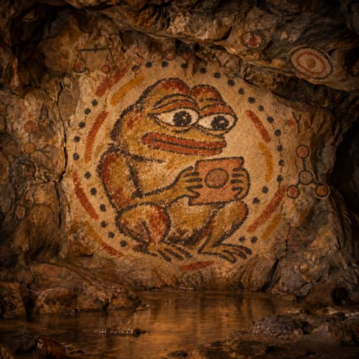 Pepe follows two trails to check that they reach the same stone.